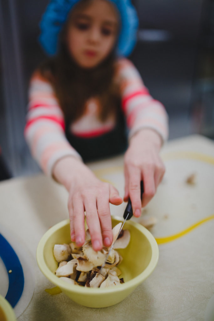 girl cutting veg 2